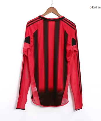 AC Milan Home Jersey Retro 2004/05 - Long Sleeve