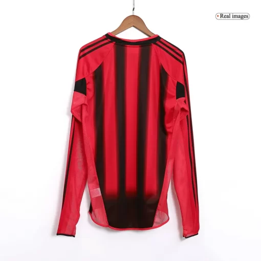 AC Milan Home Jersey Retro 2004/05 - Long Sleeve