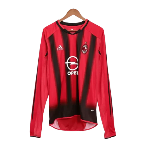 AC Milan Home Jersey Retro 2004/05 - Long Sleeve