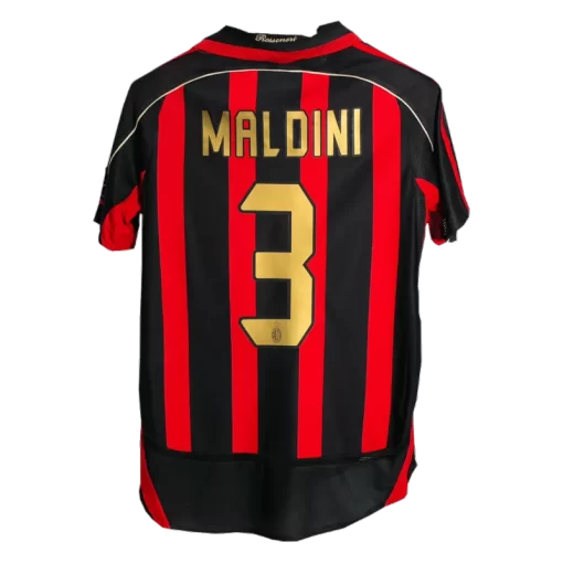 AC Milan MALDINI #3 Home Jersey Retro 2006/07