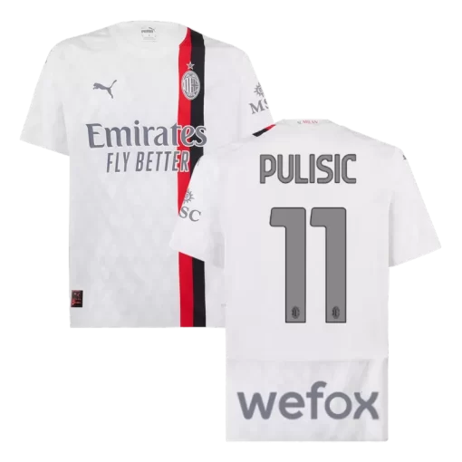 AC Milan PULISIC #11 Away Jersey Authentic 2023/24