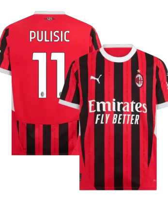 AC Milan PULISIC #11 Home Jersey 2024/25