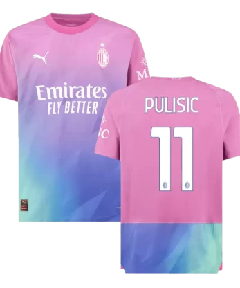 AC Milan PULISIC #11 Third Away Jersey Authentic 2023/24