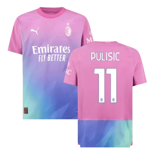 AC Milan PULISIC #11 Third Away Jersey Authentic 2023/24