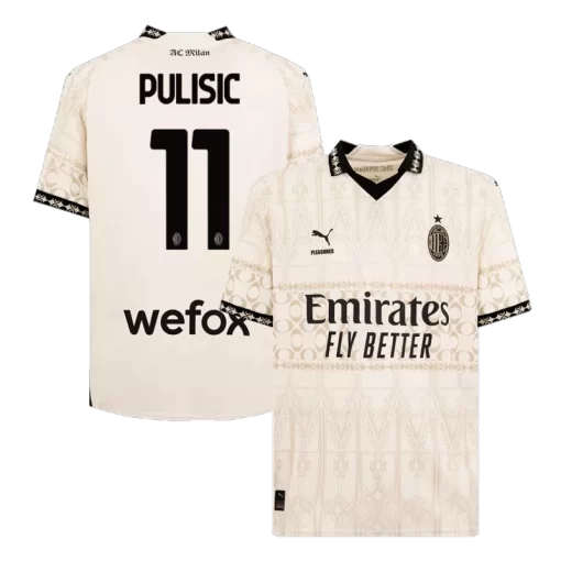 AC Milan X Pleasures PULISIC #11 Fourth Away Jersey 2023/24