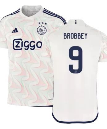 Ajax BROBBEY #9 Away Jersey 2023/24