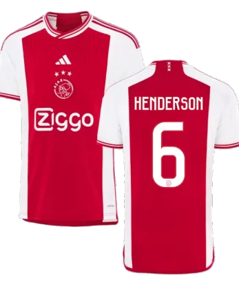 Ajax HENDERSON #6 Home Jersey 2023/24