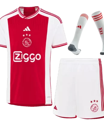 Ajax Home Jersey Kit 2023/24 (Jersey+Shorts+Socks)