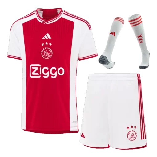 Ajax Home Jersey Kit 2023/24 (Jersey+Shorts+Socks)