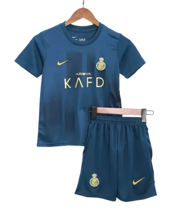 Al Nassr Away Jersey Kit 2023/24 Kids(Jersey+Shorts)