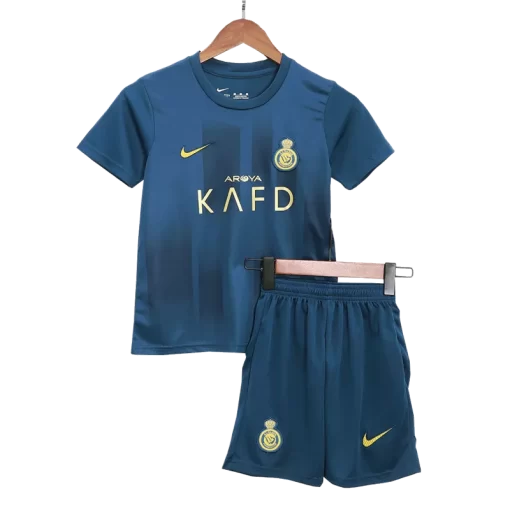 Al Nassr Away Jersey Kit 2023/24 Kids(Jersey+Shorts)