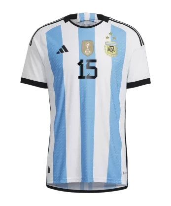 Argentina CORREA #15 Home Jersey Authentic 2022
