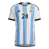 Argentina E. FERNANDEZ #24 Home Jersey Authentic 2022