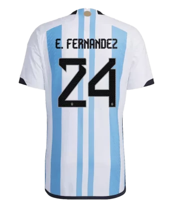 Argentina E. FERNANDEZ #24 Home Jersey Authentic 2022