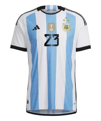 Argentina E. MARTINEZ #23 Home Jersey Authentic 2022