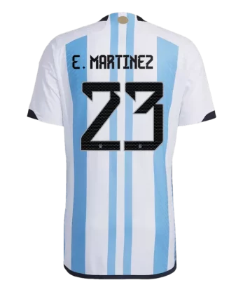Argentina E. MARTINEZ #23 Home Jersey Authentic 2022
