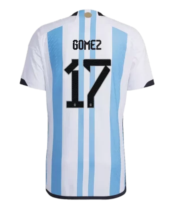 Argentina GOMEZ #17 Home Jersey Authentic 2022