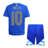 Argentina MESSI #10 Away Jersey Kit Copa America 2024 Kids(Jersey+Shorts)