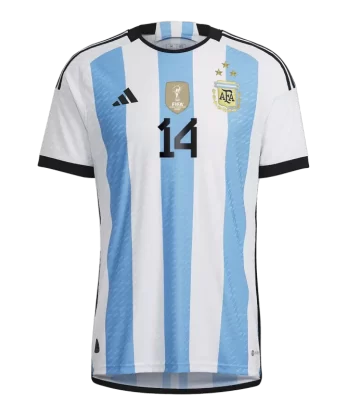 Argentina PALACIOS #14 Home Jersey Authentic 2022