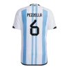 Argentina PEZZELLA #6 Home Jersey Authentic 2022
