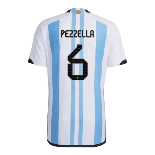 Argentina PEZZELLA #6 Home Jersey Authentic 2022