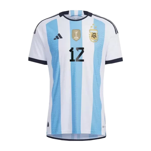 Argentina RULLI #12 Home Jersey Authentic 2022