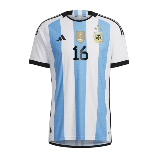 Argentina T. ALMADA #16 Home Jersey Authentic 2022