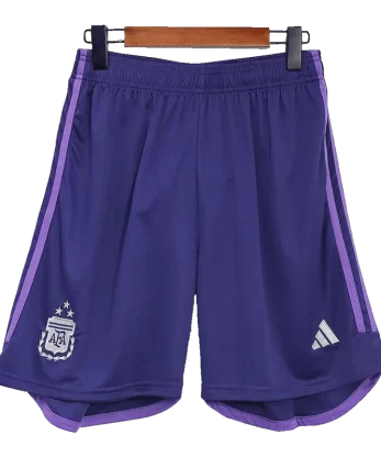 Argentina Three Star Away Soccer Shorts 2022-Champion Edition