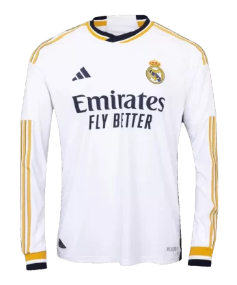 Authentic Real Madrid Long Sleeve Home Jersey 2023/24