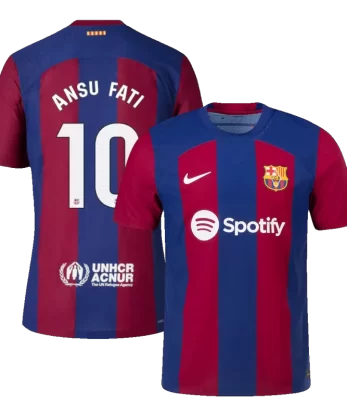 Barcelona ANSU FATI #10 Home Jersey Authentic 2023/24