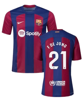 Barcelona F. DE JONG #21 Home Jersey 2023/24