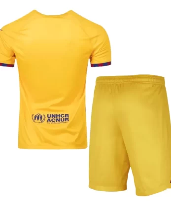 Barcelona Fourth Away Jersey Kit 2023/24 (Jersey+Shorts)