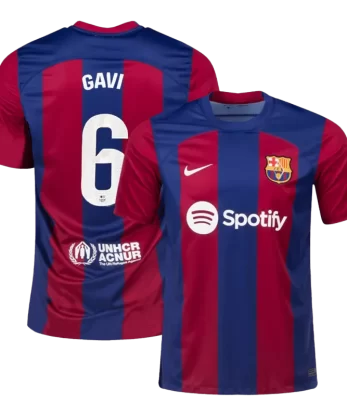 Barcelona GAVI #6 Home Jersey 2023/24