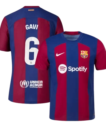 Barcelona GAVI #6 Home Jersey Authentic 2023/24