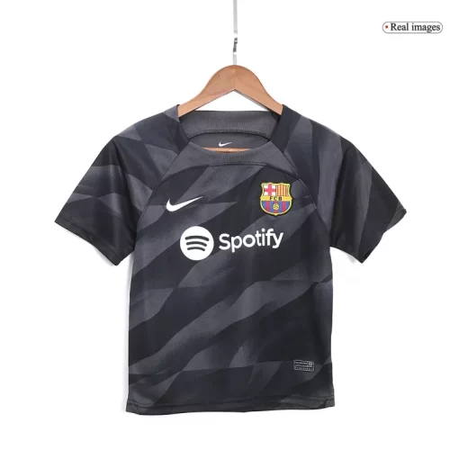 Barcelona Goalkeeper Jersey Kit 2023/24 Kids(Jersey+Shorts)