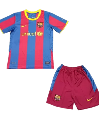 Barcelona Home Jersey Kit 2010/11 Kids(Jersey+Shorts)