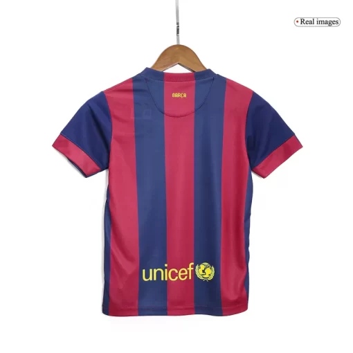 Barcelona Home Jersey Kit 2014/15 Kids(Jersey+Shorts)