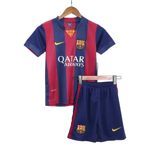 Barcelona Home Jersey Kit 2014/15 Kids(Jersey+Shorts)