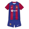 Barcelona Home Jersey Kit 2023/24 Kids(Jersey+Shorts+Socks)