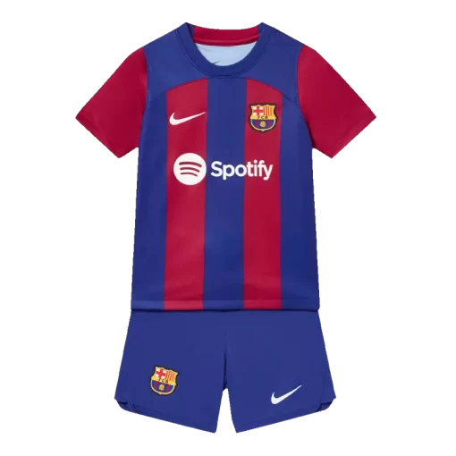 Barcelona Home Jersey Kit 2023/24 Kids(Jersey+Shorts+Socks)