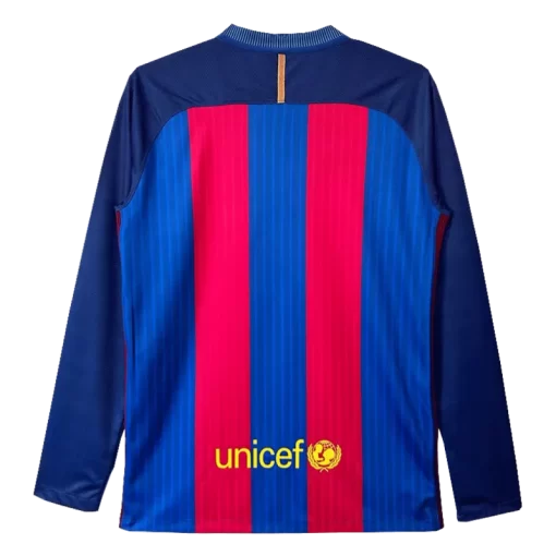 Barcelona Home Jersey Retro 2016/17 - Long Sleeve