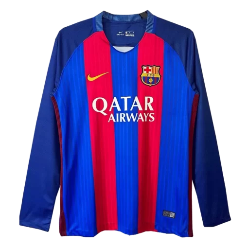 Barcelona Home Jersey Retro 2016/17 - Long Sleeve