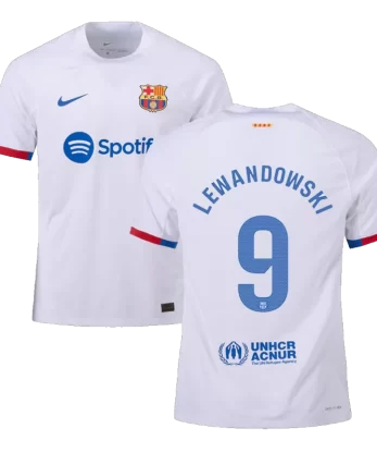 Barcelona LEWANDOWSKI #9 Away Jersey Authentic 2023/24