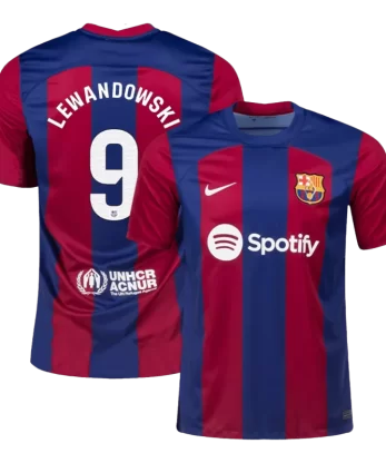 Barcelona LEWANDOWSKI #9 Home Jersey 2023/24