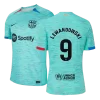 Barcelona LEWANDOWSKI #9 Third Away Jersey Authentic 2023/24