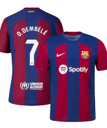 Barcelona O.DEMBÉLÉ #7 Home Jersey Authentic 2023/24