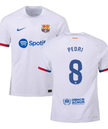Barcelona PEDRI #8 Away Jersey Authentic 2023/24