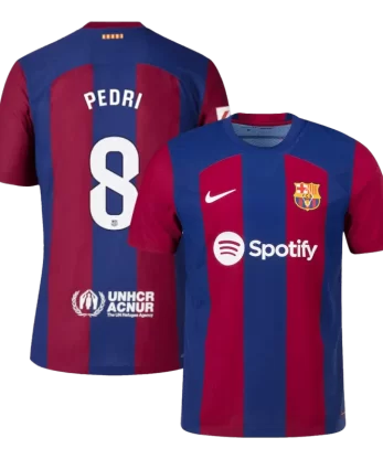 Barcelona PEDRI #8 Home Jersey Authentic 2023/24