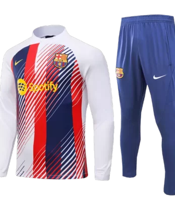Barcelona Sweatshirt Kit 2023/24 - Blue&Red&White (Top+Pants)