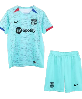 Barcelona Third Away Jersey Kit 2023/24 (Jersey+Shorts)